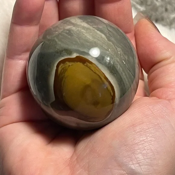 Polychrome Jasper Sphere Large 54mm Crystal
